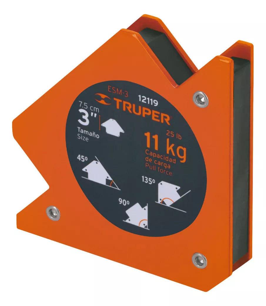 TRUPER ESCUADRA MAGNETICA 3" 11KG 12119 ESM-3