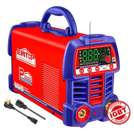 EMTOP SOLDADOR INVERSOR MMA/TIG 160 AMP 110/220V ULWDEM1661