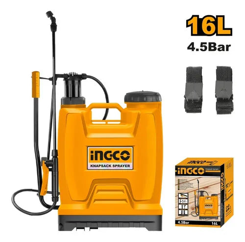 INGCO FUMIGADORA ROCIADORA 16 LITROS 4.5 BAR HSPP41602