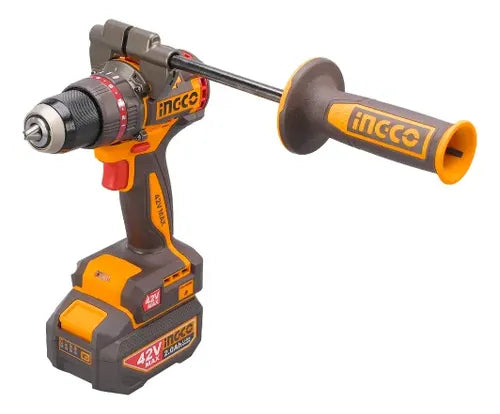INGCO TALADRO DE IMPACTO INALAMBRICO SIN ESCOBILLAS 99NM 42V + 2 BATERIAS Y CARGADOR  UCIDLI429982
