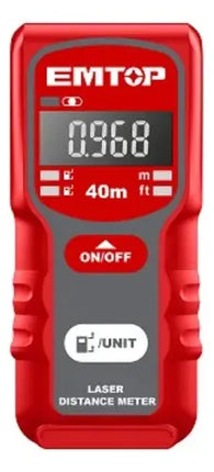 EMTOP MEDIDOR DE DISTANCIA LASER 40 MTS EMDL1504