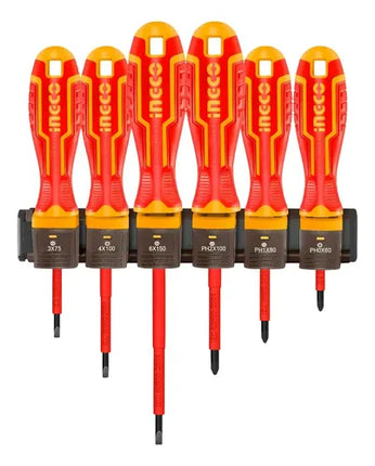 INGCO SET DESTORNILLADOR AISLADO 6PCS HKISD0608