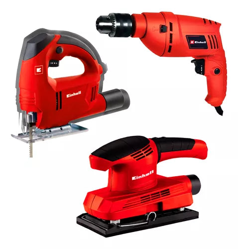 EINHELL COMBO TALADRO TH-ID 600E + LIJADORA TC-OS 1520 + CALADORA TC-JS 60