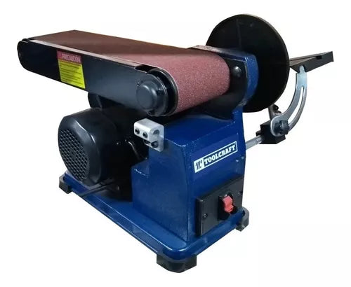 TOOLCRAFT LIJADORA DE BANCO BANDA Y DISCO  4" X 6" 1/2 HP TC5274