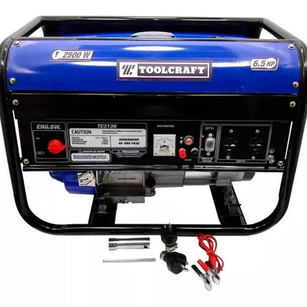 TOOLCRAFT GENERADOR ELECTRICO A GASOLINA 2500W TC3136