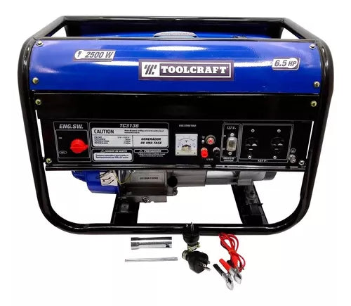 TOOLCRAFT GENERADOR ELECTRICO A GASOLINA 2500W TC3136
