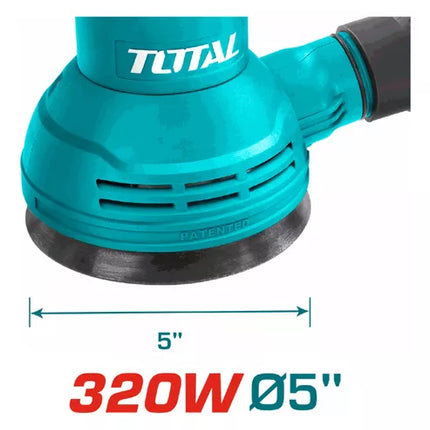TOTAL LIJADORA ROTO ORBITAL 5" 320W
