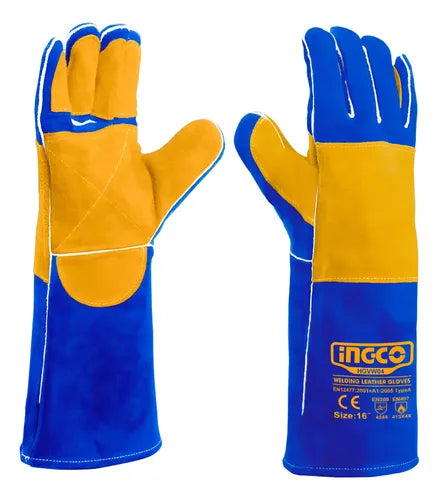 INGCO GUANTES DE CARNAZA PARA SOLDAR 16" HGVW04
