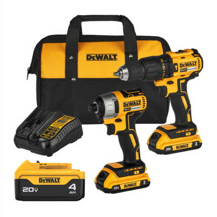 DEWALT JUEGO DE TALADRO PERCUTOR Y ATORNILLADOR DE IMPACTO DCK276D2