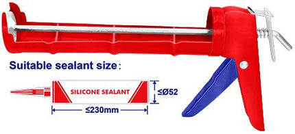 EMTOP PISTOLA DE CALAFATEO MANUAL 9" ECGN02091