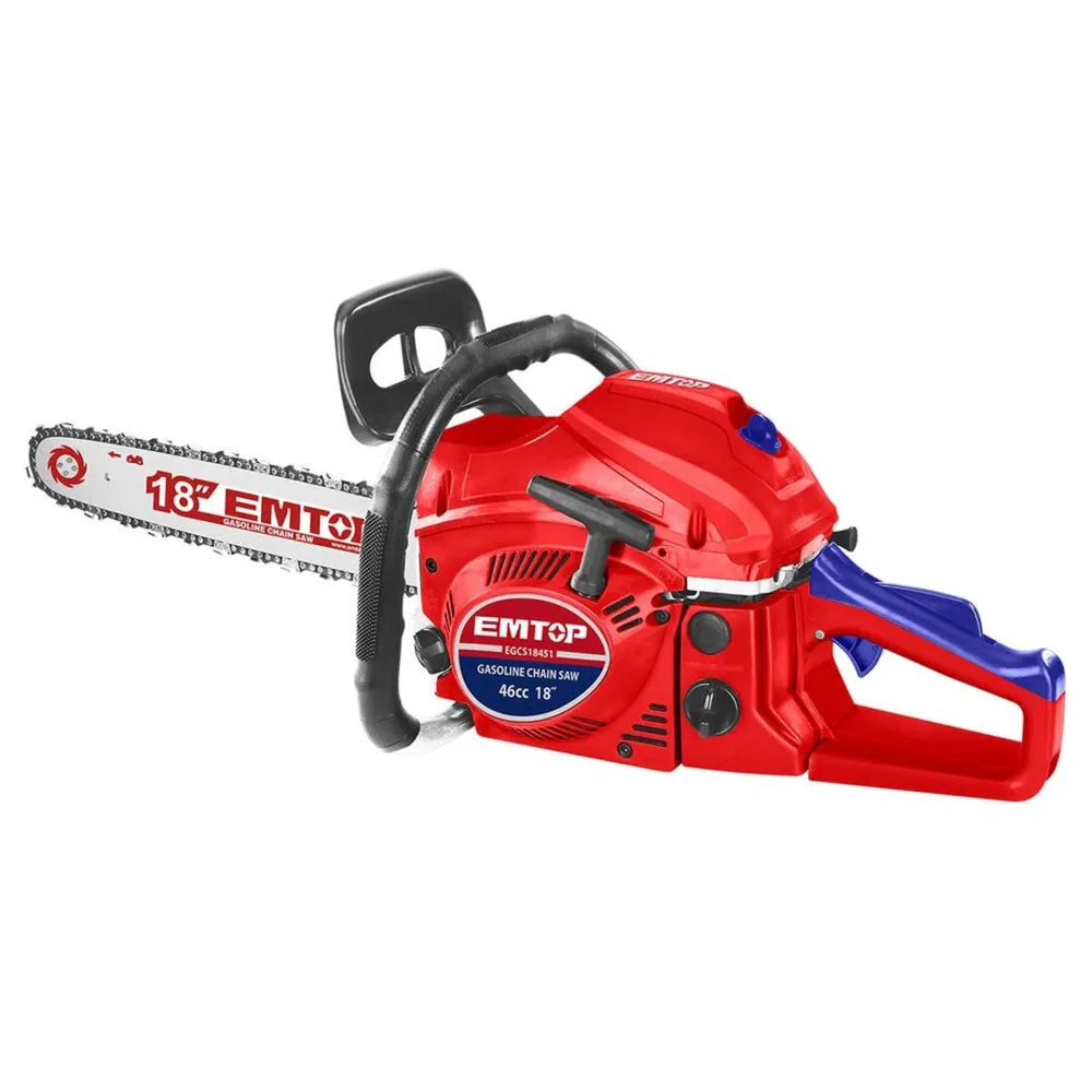EMTOP MOTOSIERRA A GASOLINA 18" 46CC EGCS18451