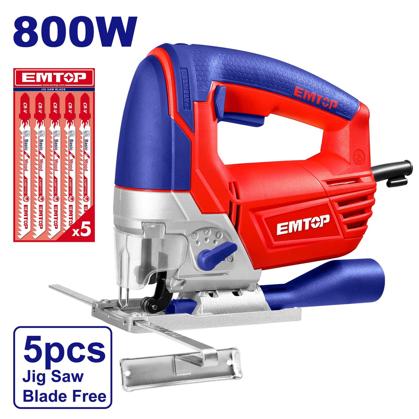 EMTOP SIERRA CALADORA 800W ULJSW8001