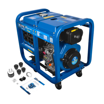 ELITE GENERADOR DIESEL DE 6000W 110-220V ED6512