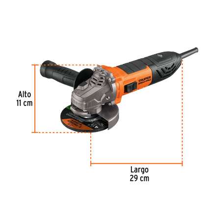 TRUPER ESMERILADORA ANGULAR 750W 4-1/2" 13931