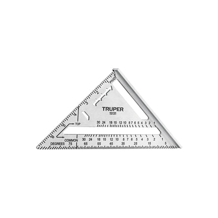 TRUPER ESCUADRA DE ALUMINIO 7" (18CM) 15131 ET-7A