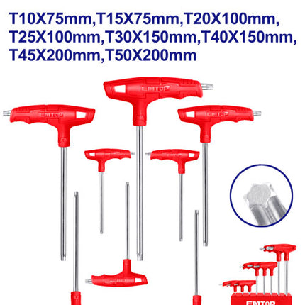 EMTPO JUEGO DE LLAVES TORX TIPO T 8 PIEZAS ETHW6063