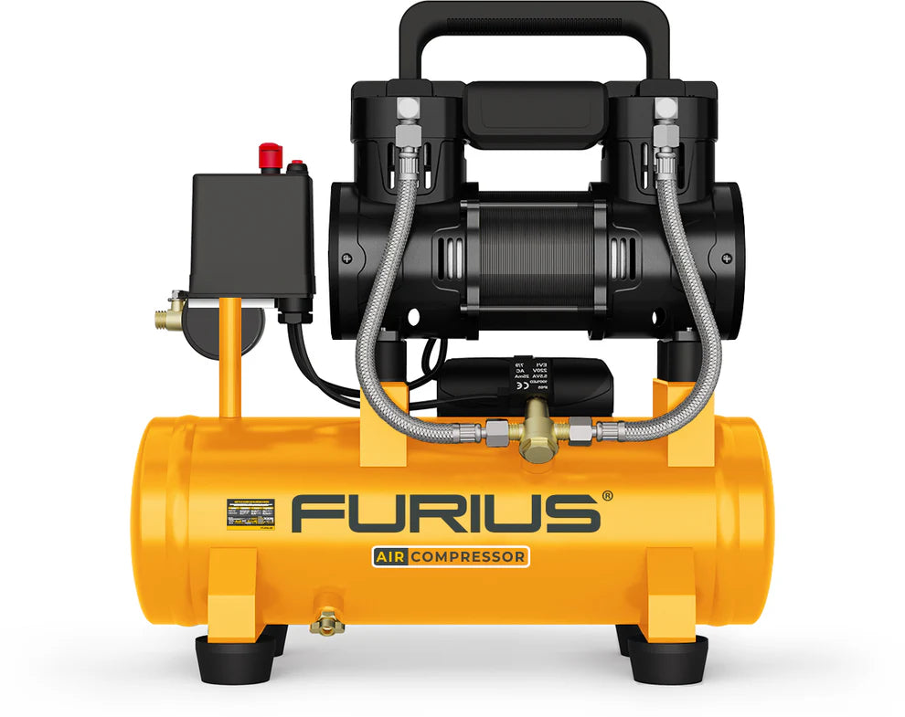 FURIUS COMPRESOR DE AIRE LIBRE SILENCIOSO 12L FC112S