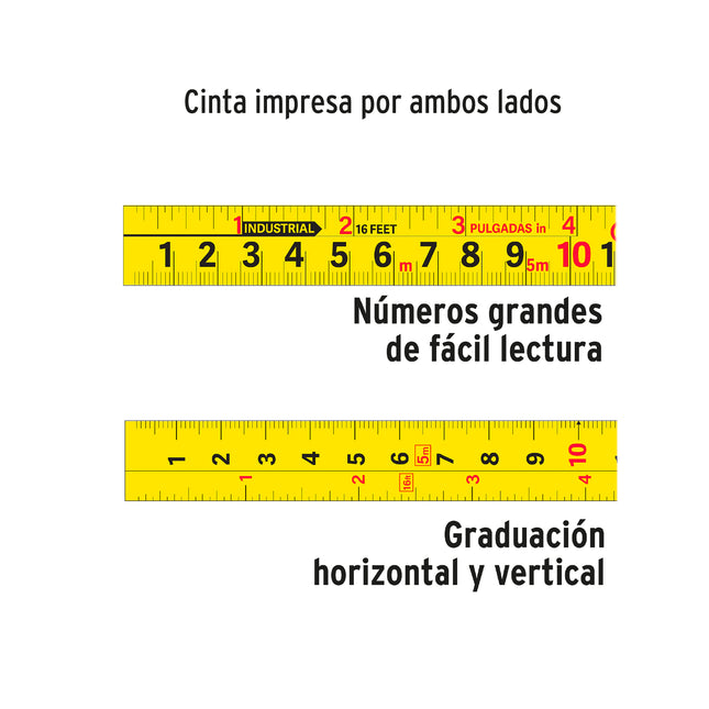 TRUPER FLEXOMETRO ENCAUCHETADO 8 MTS 14579
