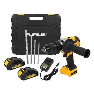 FURUS TALADRO PERCUTOR INALAMBRICO 1/2" BRUSHLESS FID21B