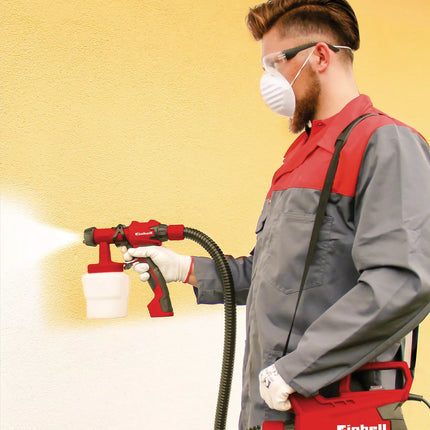 EINHELL SISTEMA PULVERIZADOR DE PINTURA PARA BARNICES Y ESMALTES Y PINTURAS MURALES INTERIORES TC-SY 700 S