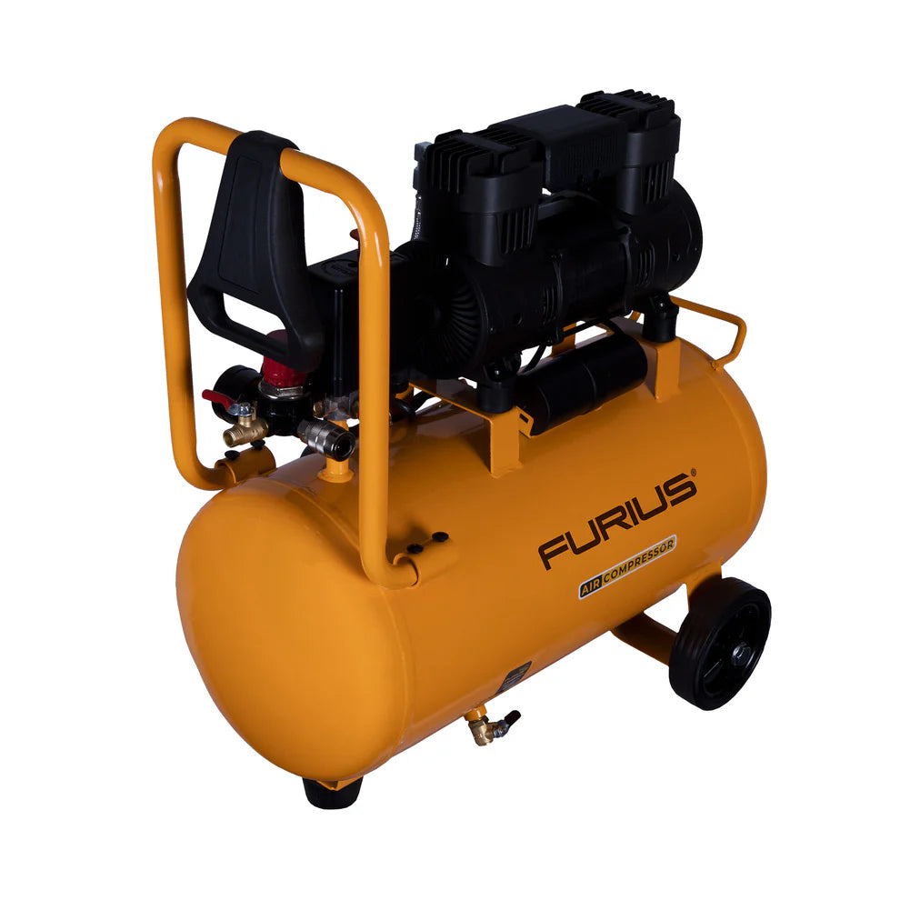FURIUS COMPRESOR DE AIRE SILENCIOSOS LIBRE DE ACEITE 24 L FC124S