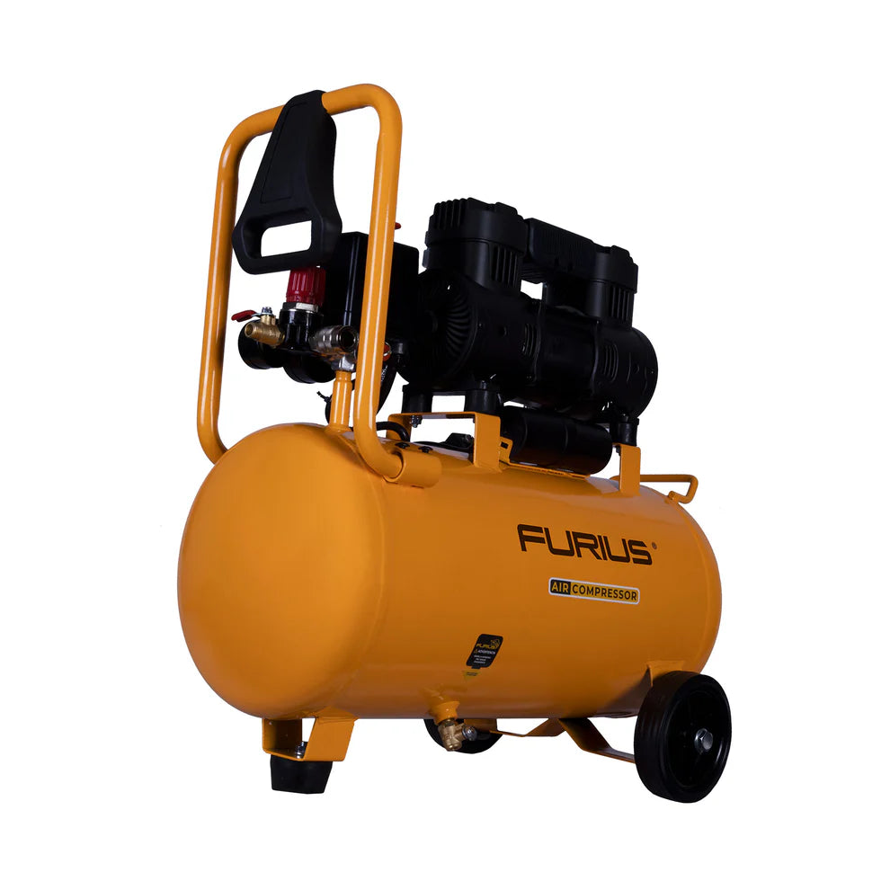 FURIUS COMPRESOR DE AIRE SILENCIOSOS LIBRE DE ACEITE 24 L FC124S