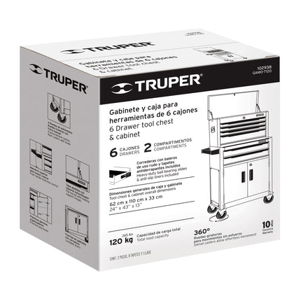 TRUPER GABINETE MOVIL PARA HERRAMIENTAS 102938