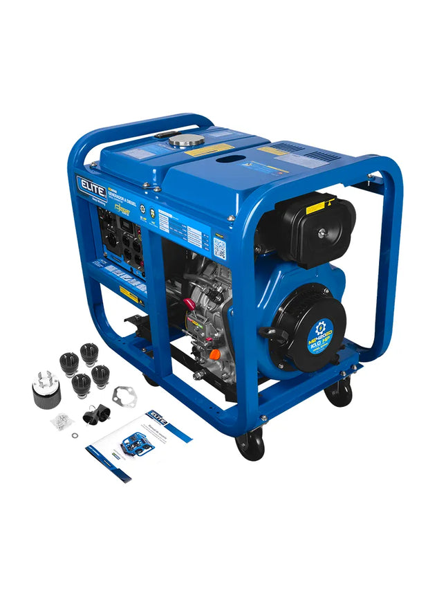 ELITE GENERADOR DIESEL ABIERTO 6000W 110-220V  ED6512
