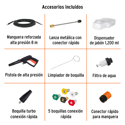 TRUPER EXPERT HIDROLAVADORA ELECTRICA 2000 PSI 2100W 102111