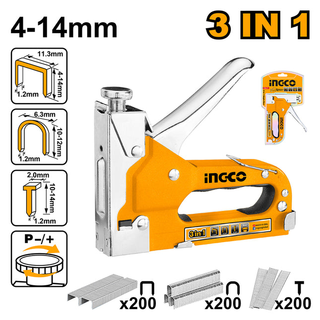 INGCO PISTOLA EGRAPADORA 3 EN 1 HSG1405