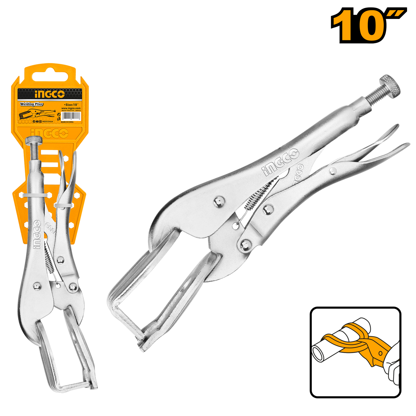 INGCO ALICATE HOMBRESOLO PARA SOLDAR 10" HWP0210
