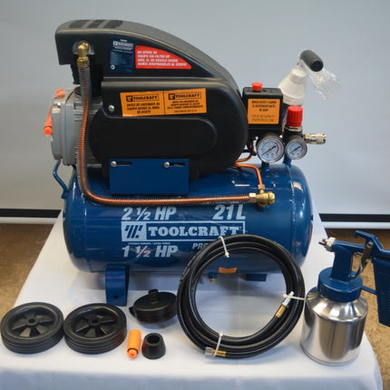 TOOLCRAFT COMPRESOR DE AIRE 21 LITROS 120 LIBRAS TC5590