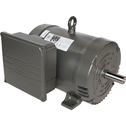 WEG MOTOR 5 HP BAJA 1800 RPM BIFASICO 110/220v NEMA SEMIABIERTO IP21 -  PG005181GPA