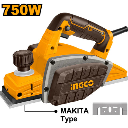INGCO CEPILLO ELECTRICO 750W 110V 3-1/4X5/64 UPL7508