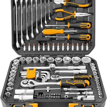 INGCO JUEGO DE COPAS Y HERRAMIENTAS 100 PCS HKTHP21001