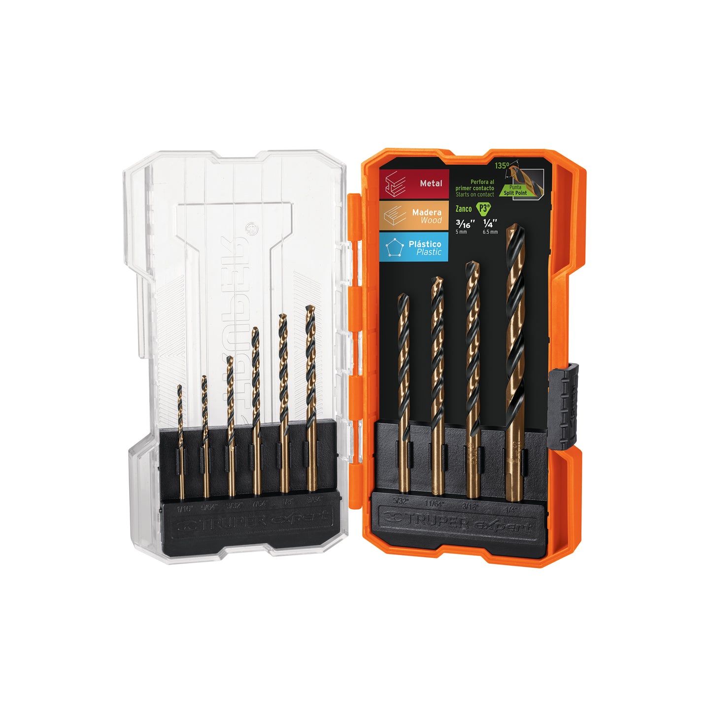 TRUPER BROCA  HSS 5% COBALTO JUEGO 10 PZ JBAV-10 11399