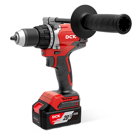 DCK TALADRO PERCUTOR INALAMBRICO 1/2" 20V 120 N.M KDJZ03-13
