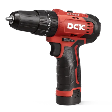 DCK COMBO TALADRO PERCUTOR INALAMBRICO 3/8" 12V + ATORNILALDOR DE IMPACTO 12V KDKIT25