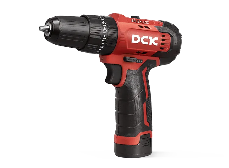 DCK COMBO TALADRO PERCUTOR INALAMBRICO 3/8" 12V + ATORNILALDOR DE IMPACTO 12V KDKIT25