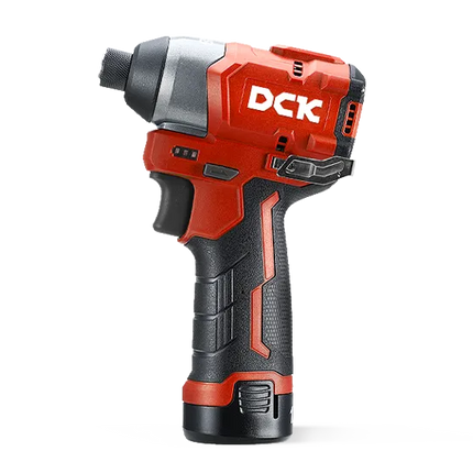 DCK COMBO TALADRO PERCUTOR INALAMBRICO 3/8" 12V + ATORNILALDOR DE IMPACTO 12V KDKIT25