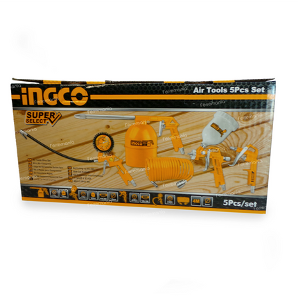 INGCO JUEGO DE HERRAMIENTAS PARA AIRE 5 PCS AKT0053-1