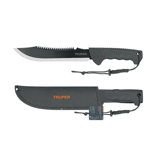 TRUPER MACHETE DOBLE FILO CON FUNDA 10" 103015