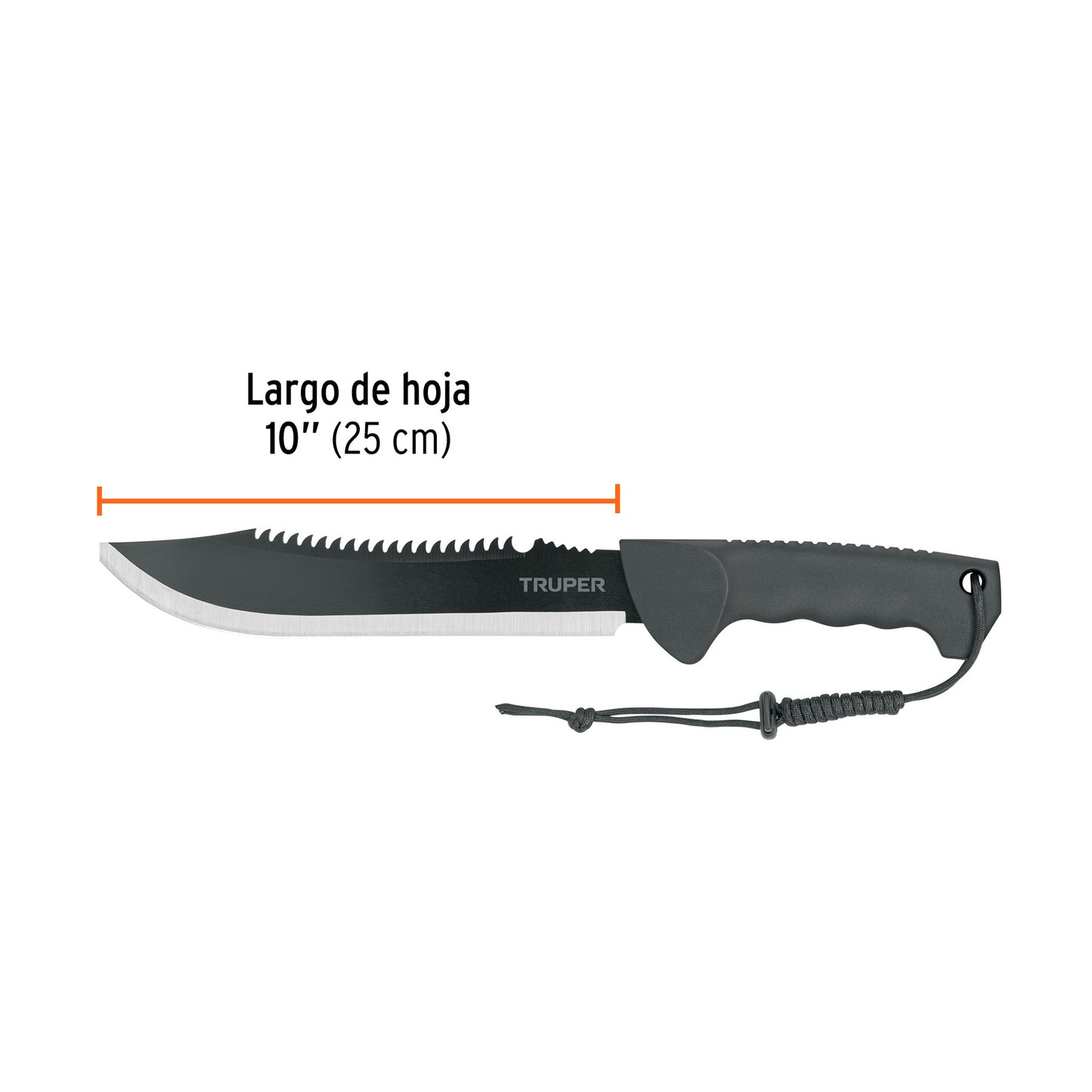 TRUPER MACHETE DOBLE FILO CON FUNDA 10" 103015