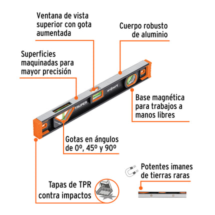 TRUPER expert NIVEL MAGNETICO 18" 14625