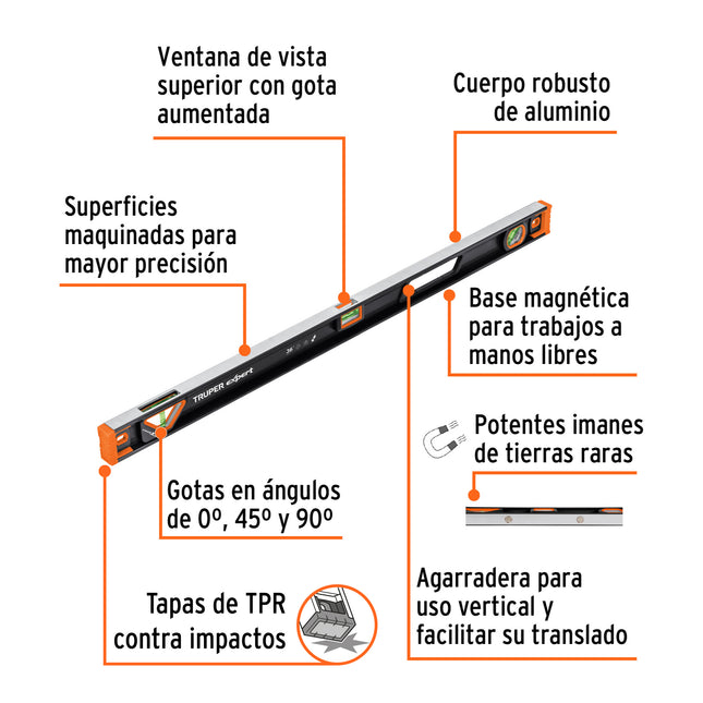 TRUPER expert NIVEL MAGNETICO 36" 14628
