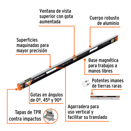 TRUPER expert NIVEL MAGNETICO 48" 14629