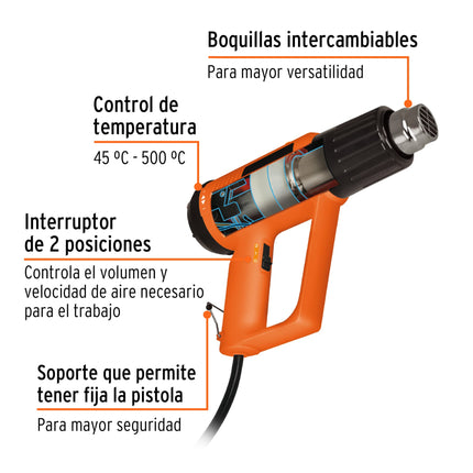 TRUPER PISTOLA DE CALOR - 16432