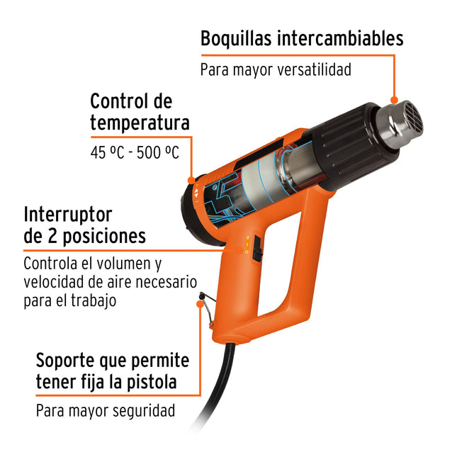 TRUPER PISTOLA DE CALOR - 16432