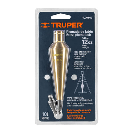 TRUPER PLOMADA LATON 340G 17071 PLOM-12