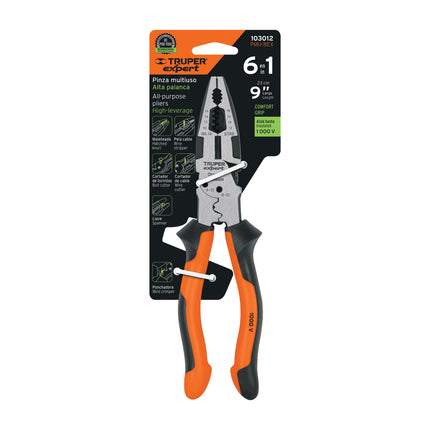 TRUPER EXPERT PINZA ALICATE MULTIUSO 8" 103012 PMU-8EX